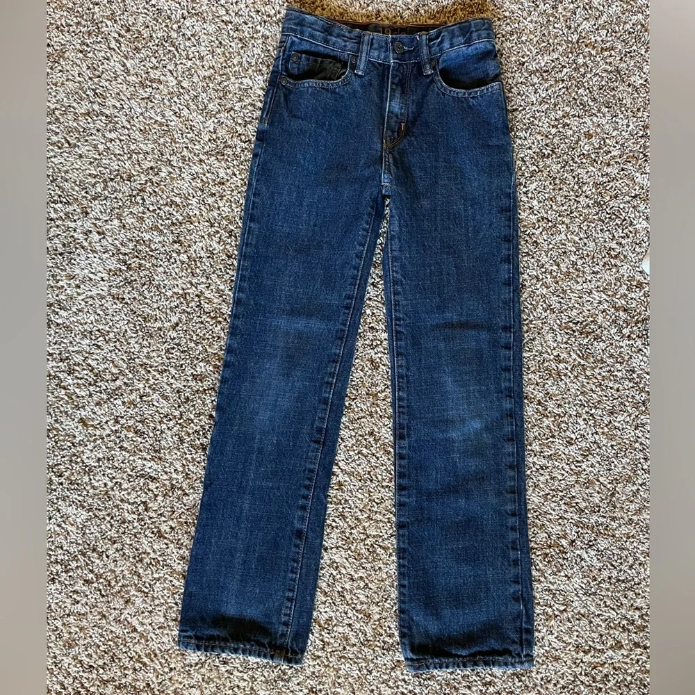 Gap Kids 1969 Original Dark Wash Denim Jeans Size 12 Slim EUC